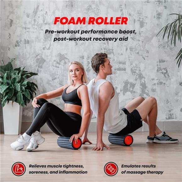 Foam Roller for Physical Therapy | Deep Tissue Muscle Roller Set - Picture 3 of 6